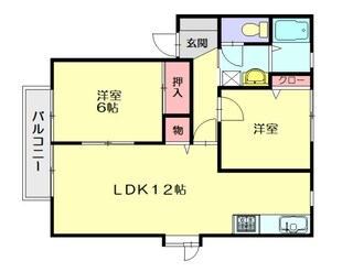 メゾンK・T　Aの物件間取画像